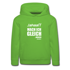 Lustiger Sprüche Kinder Hoodie mit süßem Tier für Mädchen und Jungs