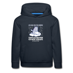 Selten Müde Schlafen Lustige Drache 1 Sprüche Sarkastischer Kinder Premium Hoodie