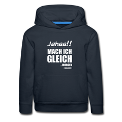 Lustiger Sprüche Kinder Hoodie mit süßem Tier für Mädchen und Jungs