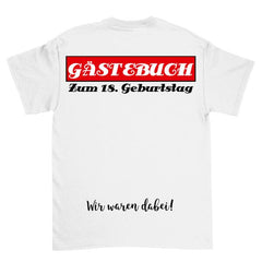 Geburtstag Gästebuch | Männer T-Shirt
