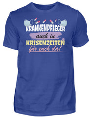 Zeigt krankenpfleger spruch virus herren shirt in Farbe Black