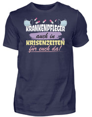 Zeigt krankenpfleger spruch virus herren shirt in Farbe Black