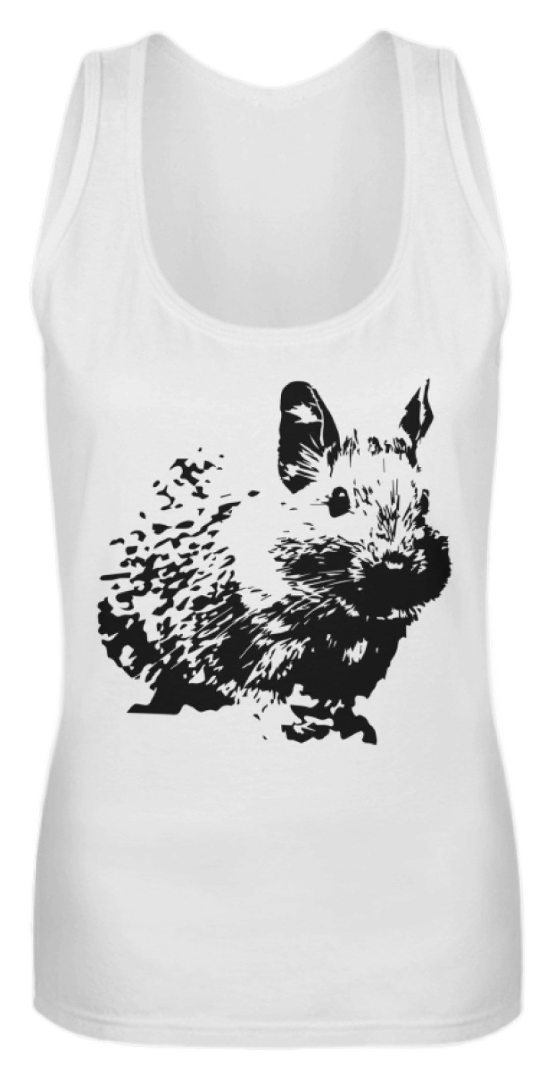 Zuckersüßer Degu | Geschenk für Besitzerinnen von Degus | Süße Kleidung mit Nager | Perfek | Frauen Tank Top in White in Größe S