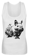 Zuckersüßer Degu | Geschenk für Besitzerinnen von Degus | Süße Kleidung mit Nager | Perfek | Frauen Tank Top in White in Größe S