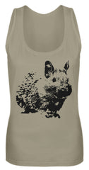 Zeigt zuckersusser degu geschenk fur besitzerinnen von degus susse kleidung mit nager perfek frauen tanktop in Farbe White