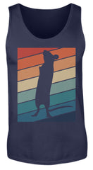 Zeigt ratten vintage motiv retro chic fur rattenhalter herren tanktop in Farbe Black