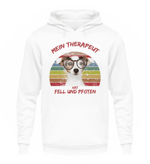 Jack Russel Terrier | Lustiger Spruch | Unisex Kapuzenpullover Hoodie in Heather Sport Grey in Größe L