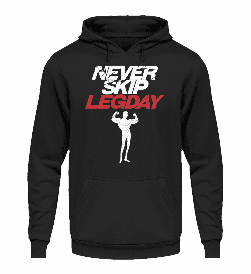 Zeigt chicken legs never skip legday unisex kapuzenpullover hoodie in Farbe Burgundy