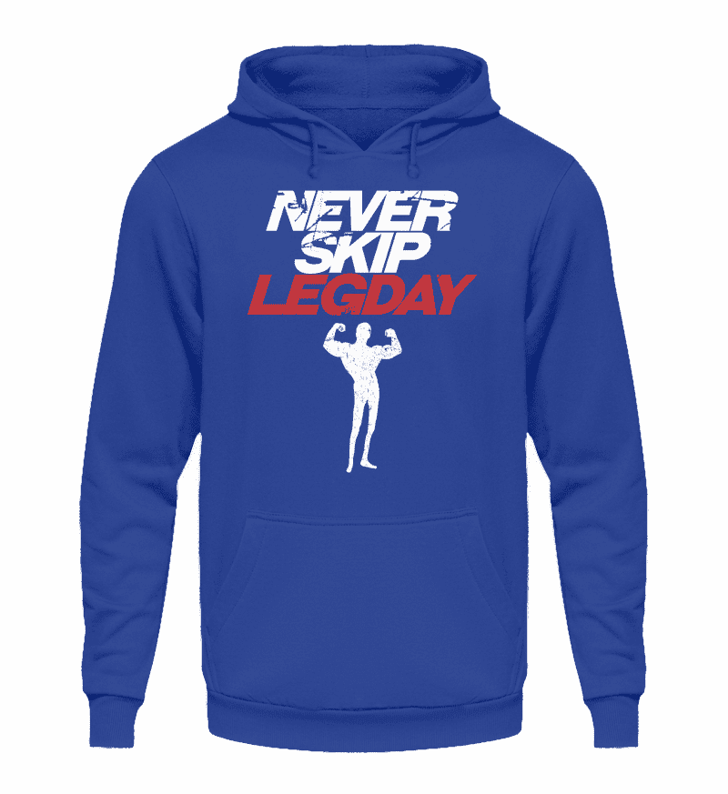 Zeigt chicken legs never skip legday unisex kapuzenpullover hoodie in Farbe Jet Black