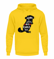 Zeigt chinchillas cooler spruch geschenk unisex kapuzenpullover hoodie in Farbe Sport Grau