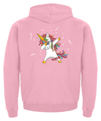 Zeigt dab einhorn dabbing unicorn kinder hoodie in Farbe New French Navy