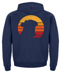 Chinchilla - Vintage & Retro Eighties  | Kinder Hoodie in Jet Schwarz in Größe 3/4 (98/104)