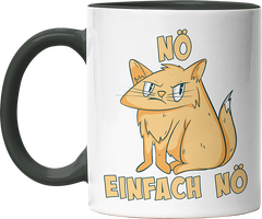 Nö Einfach Nö Katze 2 Witzige Black Tasse kaufen Geschenk