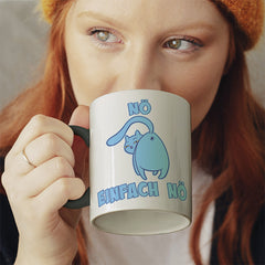 Nö Einfach Nö Katze zeigt Hintern 2 Witzige schwarze Tasse kaufen Geschenk