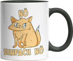 Nö Einfach Nö Katze 2 Witzige Black Tasse kaufen Geschenk