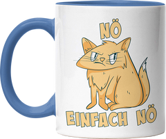 Nö Einfach Nö Katze 2 Witzige Cambridge Blue Tasse kaufen Geschenk