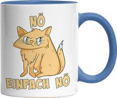 Nö Einfach Nö Katze 2 Witzige Cambridge Blue Tasse kaufen Geschenk