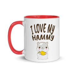 I Love My Hammy | Two tone mug
