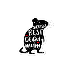 World's Best Degu Mum | Vinyl decal