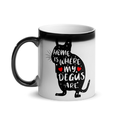 Home Is Where My Degus Are | Glänzende Zaubertasse