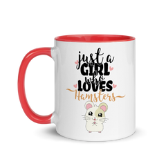 Just A Girl Who Loves Hamsters | Zweifarbige Tasse