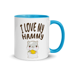 I Love My Hammy | Two tone mug