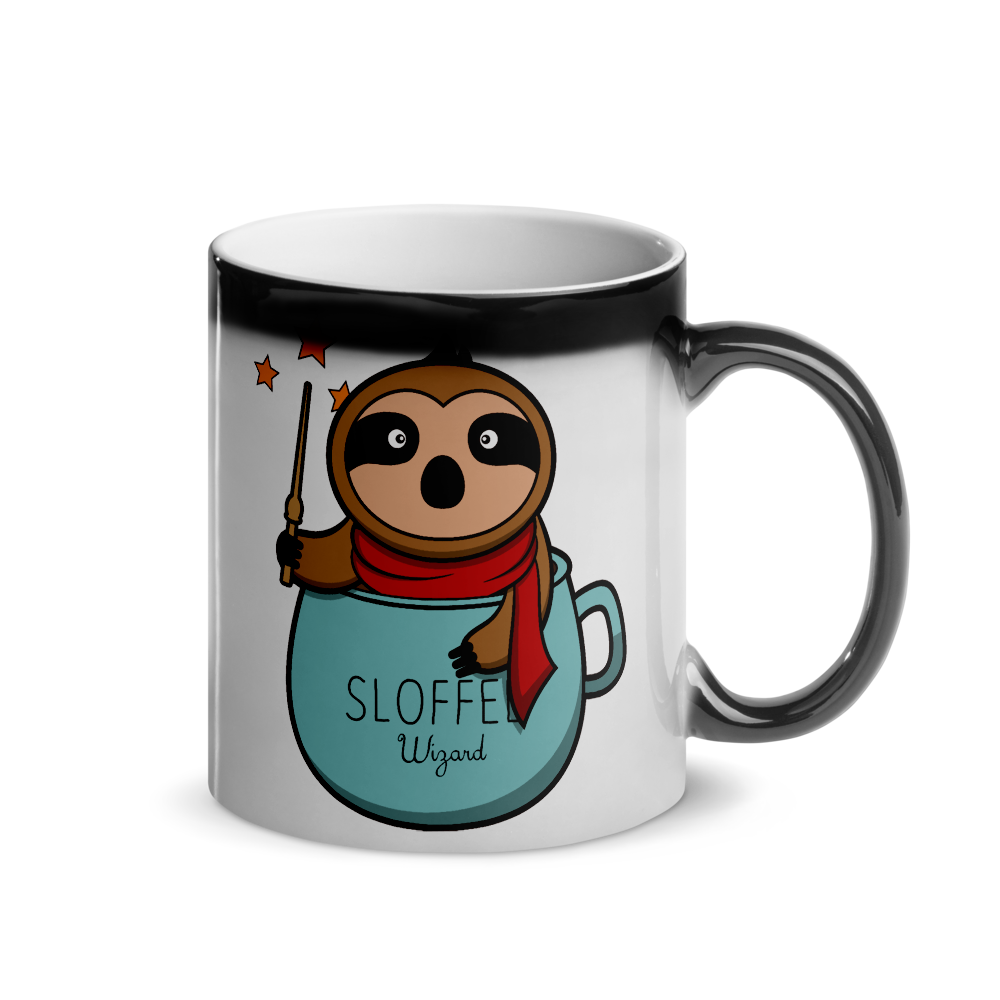 Sloffee Wizard | Glänzende Wärmetasse Lustiger Spruch