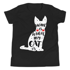 Home Is Where My Cat Is | T-shirt for children & youth
