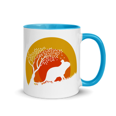Degu Sun Tree | Two tone mug