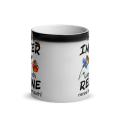 Lustiger Imker Spruch | Glänzende Zaubertasse