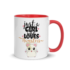 Just A Girl Who Loves Hamsters 2 | Zweifarbige Tasse