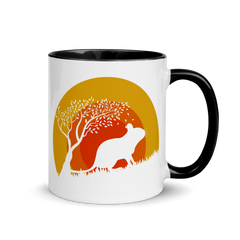 Degu Sun Tree | Two tone mug