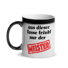 Tasse für den Meister | Glänzende Zaubertasse