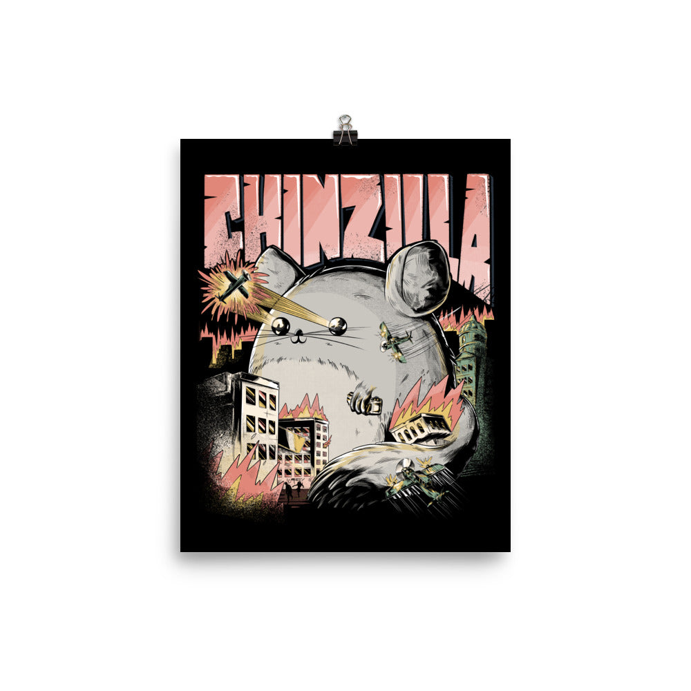 CHINZILLA | Photo Papier Poster in 8×10 in Größe 