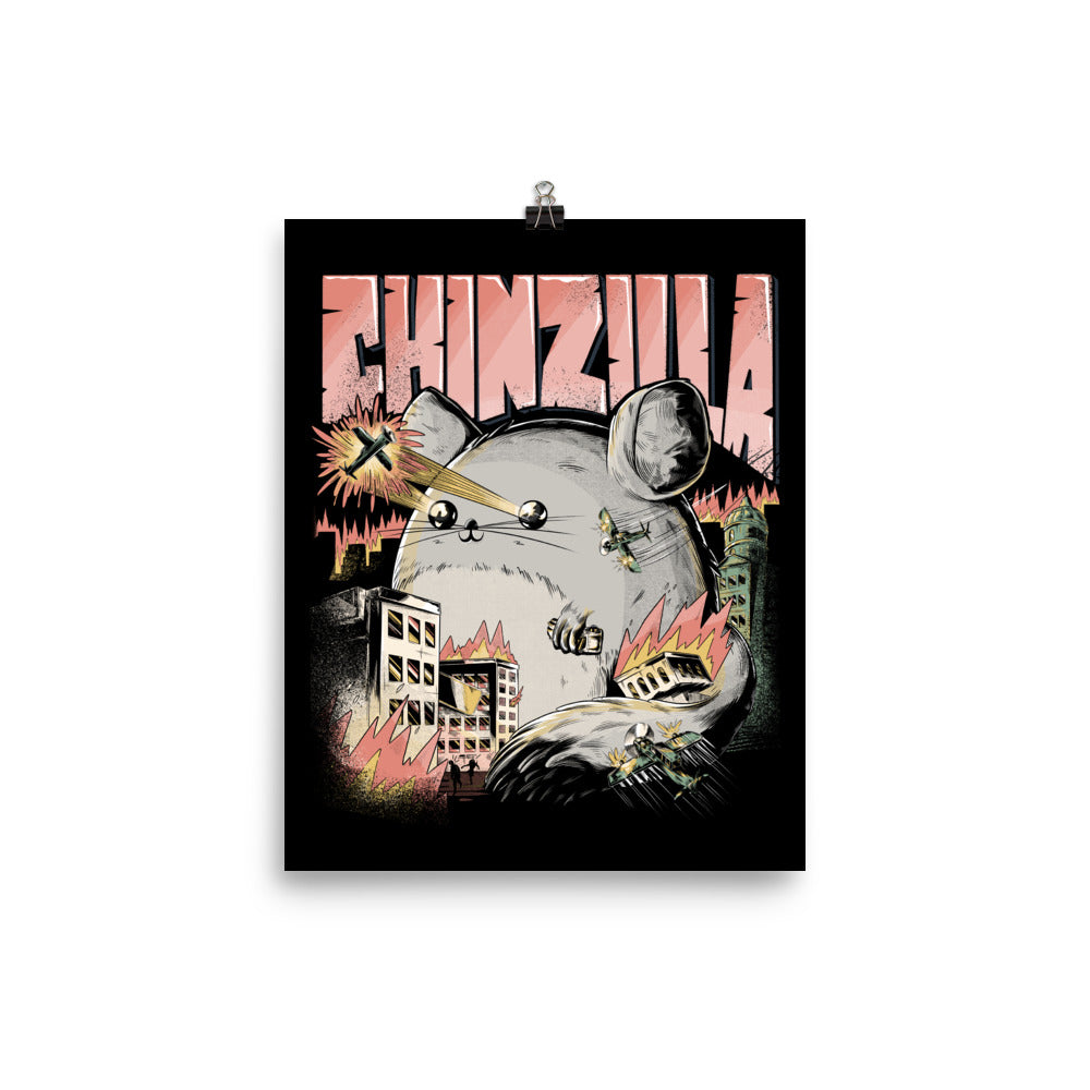 CHINZILLA | Photo Papier Poster in 8×10 in Größe