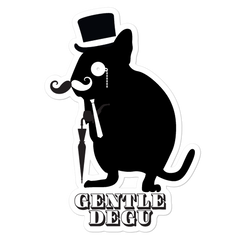 gentle degu | Vinyl decal