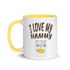 I Love My Hammy | Two tone mug