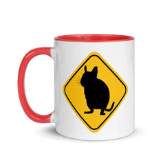 Degu Warning Sign | Two tone mug
