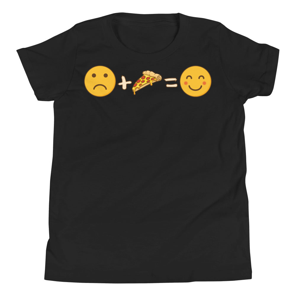 Zeigt ein T-Shirt für Kids und Teenager mit Pizza Emotions | T-Shirt für Kinder & Jugendliche