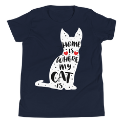Home Is Where My Cat Is | T-shirt for children & youth