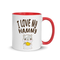 I Love My Hammy | Two tone mug