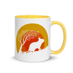 Degu Sun Tree | Two tone mug