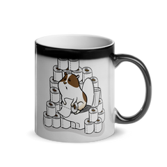 Toilettenpapier hamstern | Glänzende Zaubertasse