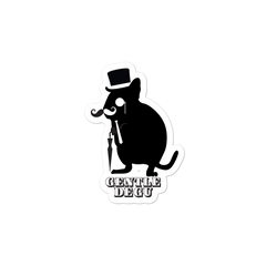 gentle degu | Vinyl decal