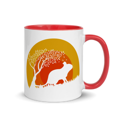 Degu Sun Tree | Two tone mug