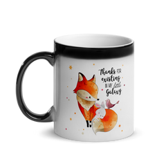 Thanks Fox Bunny Bird | Glänzende Zaubertasse