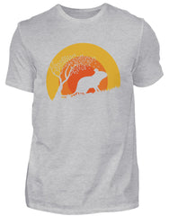 Zeigt degus retro vintage sun herren shirt in Farbe Black