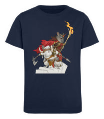 Zeigt barbarian chinchilla bros kinder organic t shirt 1 in Farbe White