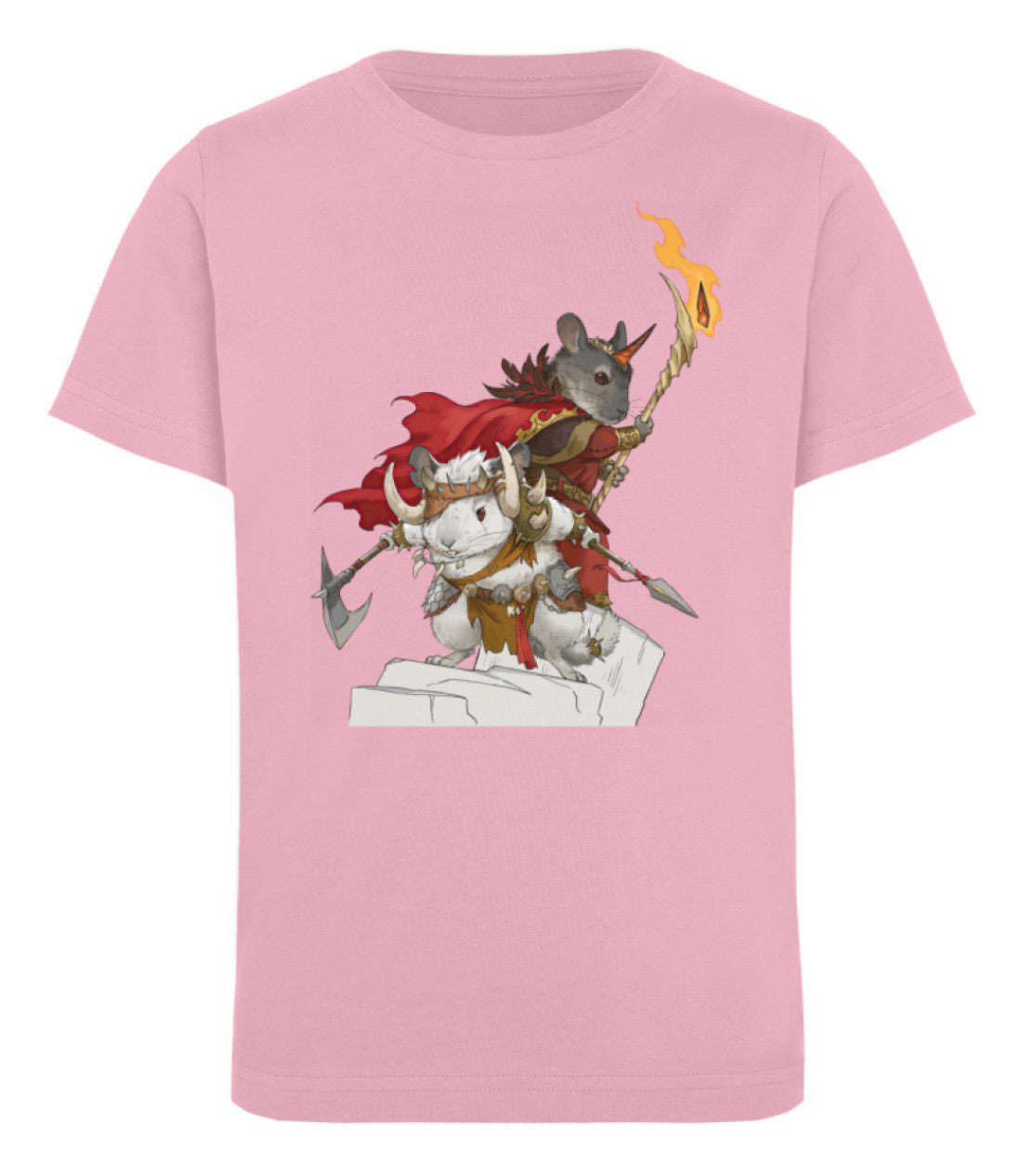 Zeigt barbarian chinchilla bros kinder organic t shirt 1 in Farbe Azure