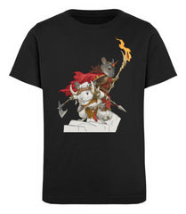 Zeigt barbarian chinchilla bros kinder organic t shirt 1 in Farbe Royal Blue